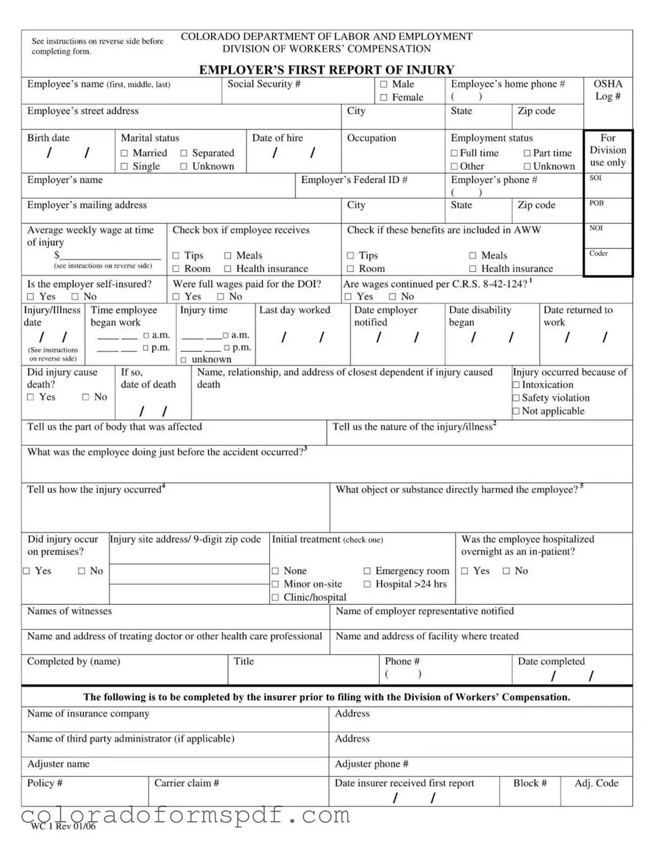 Get Colorado Wc 1 Form
