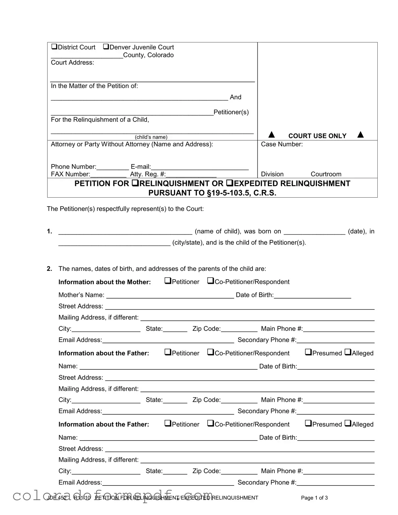 Get Jdf 452 Form