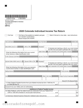 Get Colorado 104 Form