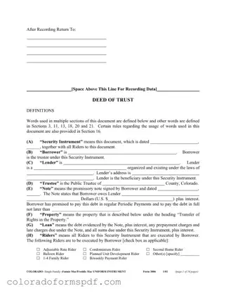 Get Colorado 3006 Form