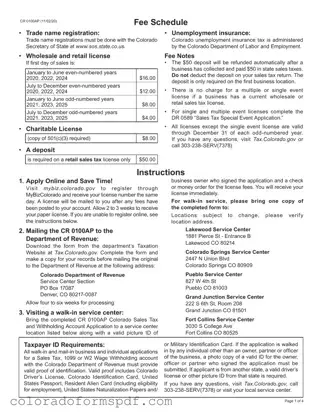 Get Colorado Cr 100 Form