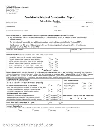 Get Colorado Dr 2401 Form
