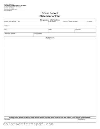 Get Colorado Dr 2478 Form