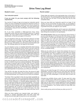 Get Colorado Drive Form