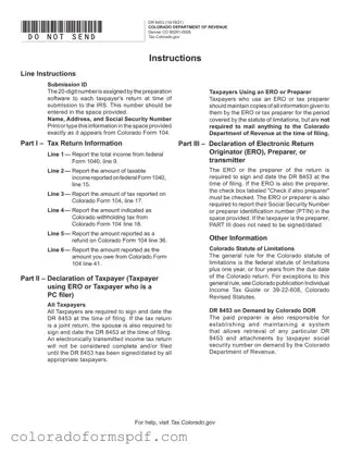 Get Dr8453 Colorado Form